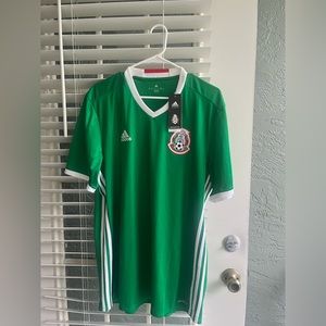 Adidas International Soccer Mexico Men's Jersey, X large , Green.